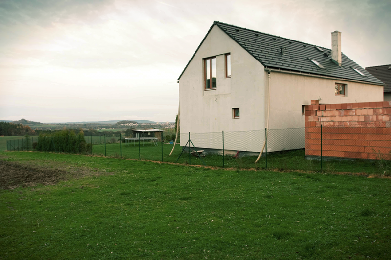 Rodinný dům v Prachově - Fotografie ze stavby