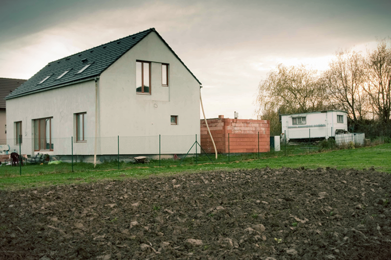 Rodinný dům v Prachově - Fotografie ze stavby