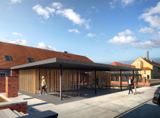 Vstup restaurace Na Spilce