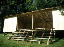 Experimentální přístřešek v Lučanech